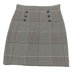 H&M Pencil Skirt Houndstooth Size 10